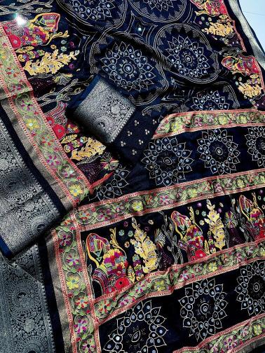 Vastrangan mirror work saree wholesale women clothing online